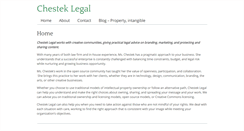 Desktop Screenshot of chesteklegal.com